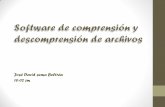 software de compresión y descompresión
