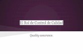 Presentacion Insignia para Instituto Coviello - El Rol de Control de Calidad