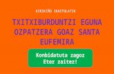 Txitxiburduntzi 2013 - Santa eufemia