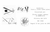 Kandinsky:  Punto y línea sobre plano