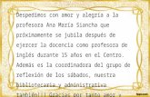 Despedida Ana Maria Siancha. Ctro Recreativo Adultos Mayores Activos Vte.Lopez