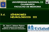 SINDROMES NEUROLOGICOS III - Cerebeloso, Demencial, Miopático, Hipertension encodraneana