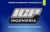 CURRICULUM EMPRESARIAL INGENIERIA DE CONSTRUCCION Y PROYECTOS S.A DE C.V. 2015