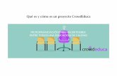 Qué es y cómo es un proyecto CrowdEduca