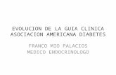 EVOLUCION GUIA AMERICANA DIABETES