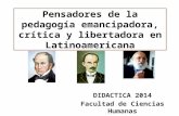 Pensadores de la pedagogía latinoamericana (1)