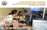 Web based, eportfolios & e-assessment (Updated version)