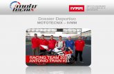 Dossier patrocinio Antonio Train MotoTecniX IVMM Racing Team 2014.
