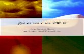 Características de una clase WEB 2.0