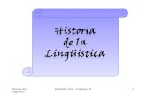 Historia de la linguistica