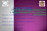 2.- Tipos de sistemas operativos y funcionamiento del sistema