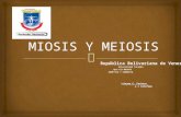 Diapositivas de Miosis y Meiosis