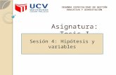 Hipótesis variables(1)