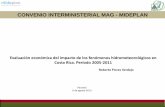 Evaluación económica del impacto de los fenómenos hidrometeorológicos en Costa Rica 2005-2011