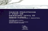 CASOS PRÁCTICOS Y TEST DE DERECHO CIVIL III. DERECHO DE BIENES. DERECHO HIPOTECARIO Y REGISTRAL