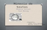Minería de Textos-silva Abuhadba Samuel , Valdivia Paredes Marcelo