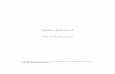 Álgebra Abstracta 1