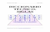 Diccionario Tecnico- Siglas Ingles-Español