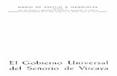 Gobierno Universal Senorio Vizcaya