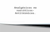 Analgesicos No Narcoticos.
