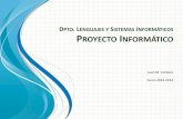 Presentación Asignatura Proyecto Informático