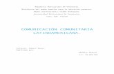 COMUNICACION COMUNITARIA LATINOAMERICANA
