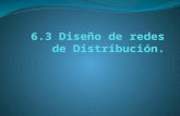 6.3 Diseño de Redes de Distribución