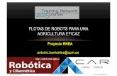 Flotas de Robots Para Una Agricultura Eficaz a.barrientos - TTC -Jul-2015