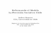 Reformando el Modelo La Previsión Social en Chile