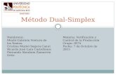 Método Dual Simplex