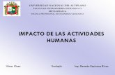 Clase No 10, Impacto de La Actividad Humana