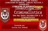 El Lugar de La Investigación Criminalística - 14 de Mayo de 2015