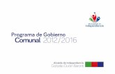 Programa_comunal Independencia Pladeco 2012-2016