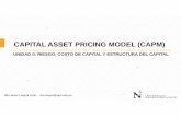 Costo de Capital-Modelo CAPM