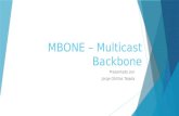 MBONE – Multicast Backbone