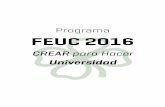 Programa NAU! FEUC 2016