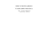 Diccionario Tarahumara Español