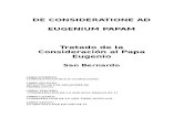 San Bernardo - De Consideratione Ad Eugenium Papam