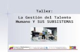 27463068 TALLER Gestion de Talento Humano