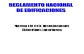 Norma EM.0.10 Instalaciones Electricas Interiores