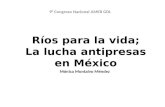 La Lucha Antipresas en México