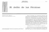 MEO, A. L. El Delito de Las Féminas.