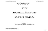 Documento Curso de Homilética Aplicada Por Milton Villanueva