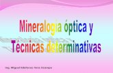 I.- Principios de Mineralogia