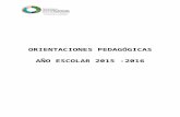 Orientaciones Pedagogica 2015 - 2016 Corregidas