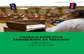 TRABAJO DOMESTICO REMUNERADO EN PARAGUAY 2014 - LILIAN SOTO - CDE - PORTALGUARANI
