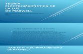 Teoría Electromagnética de La Luz Marxwell