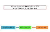 Fases en El Proceso de Planificación Social