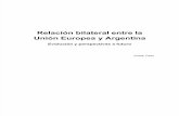 Relación Bilateral Entre La Unión Europea y Argentina