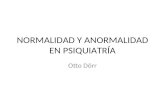 Clase Otto Dörr_normalidad y Anormalidad en Psiquiatría